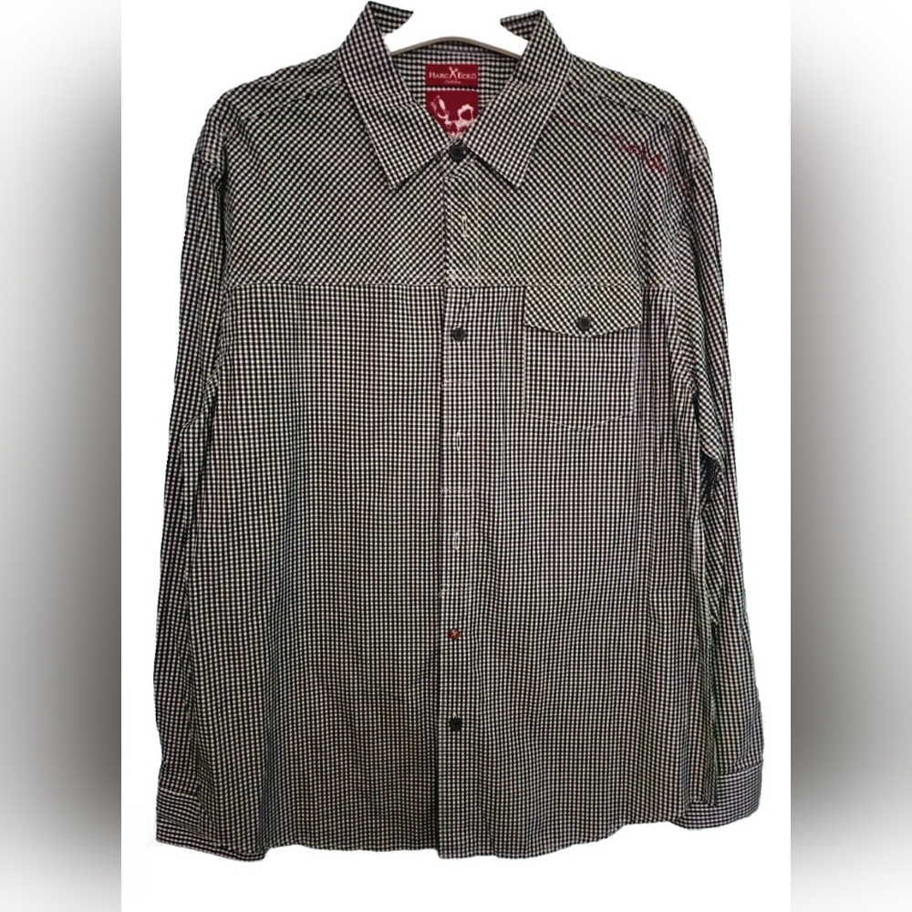 Marc Eckō Cut & Sew Long Sleeve Button Down Shirt